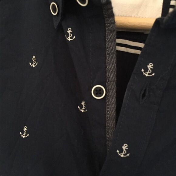 NWT Cactus Man Ricky Singh Navy Anchor shirt Sz XL - Picture 3 of 5